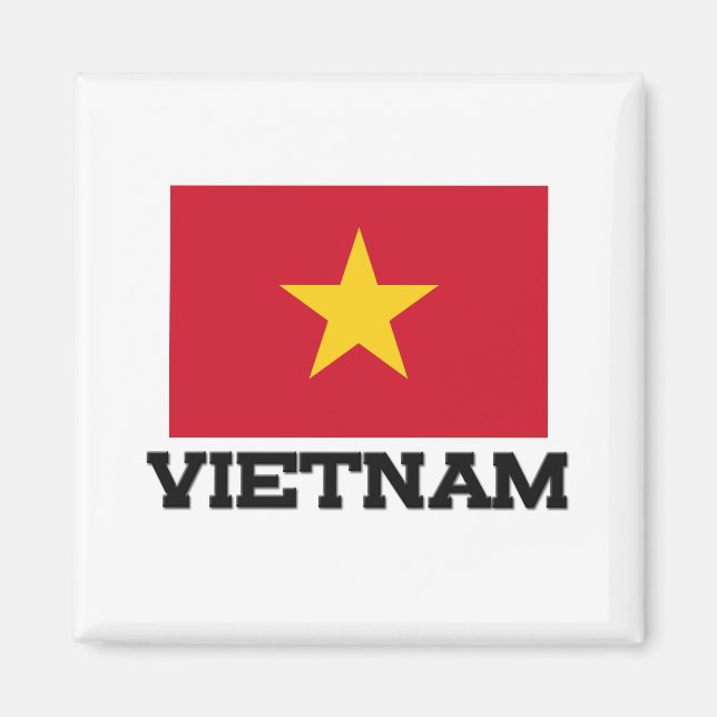 Vietnam Flag Magnet (Front)