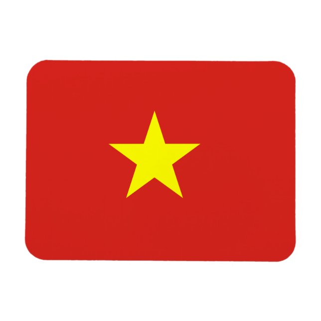 Vietnam Flag Magnet (Horizontal)