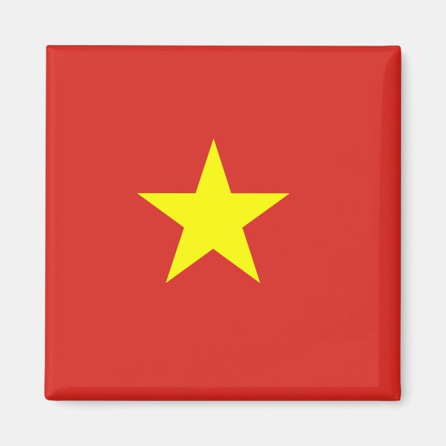 Vietnam flag magnet (Front)