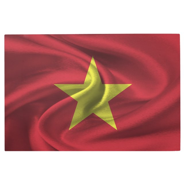 Vietnam Flag Metal Print (Front)