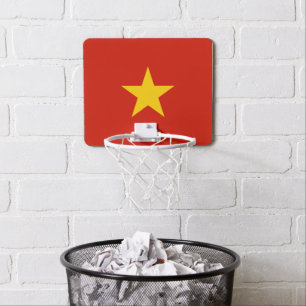 Vietnam flag mini basketball hoop