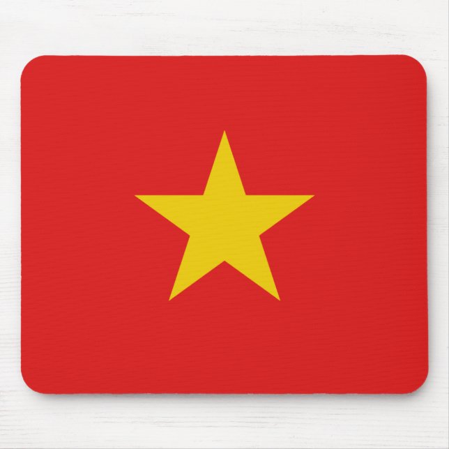 Vietnam Flag Mousepad (Front)