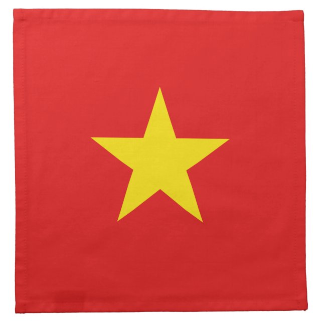 Vietnam Flag Napkin (Front)