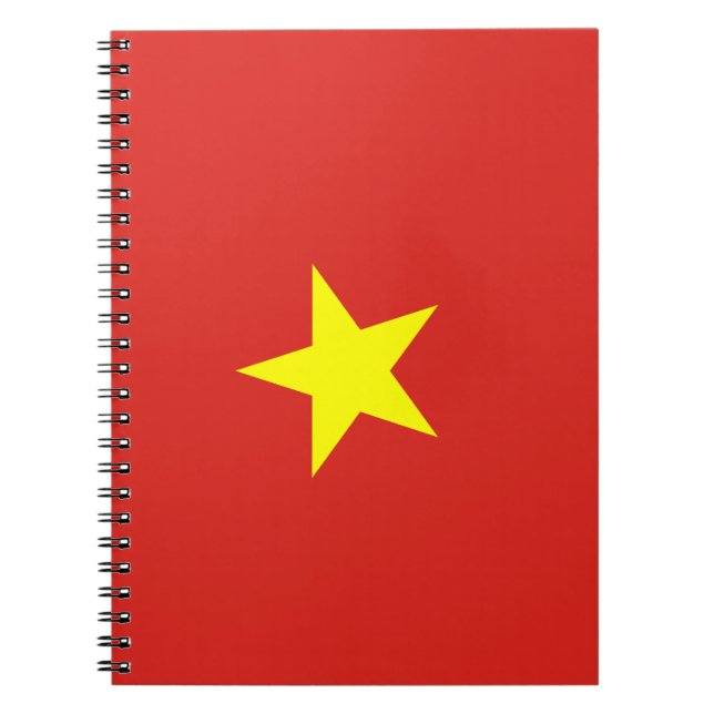 Vietnam flag notebook (Front)