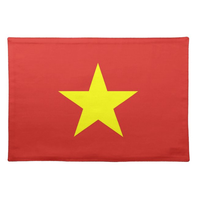 Vietnam Flag on MoJo Placemat (Front)