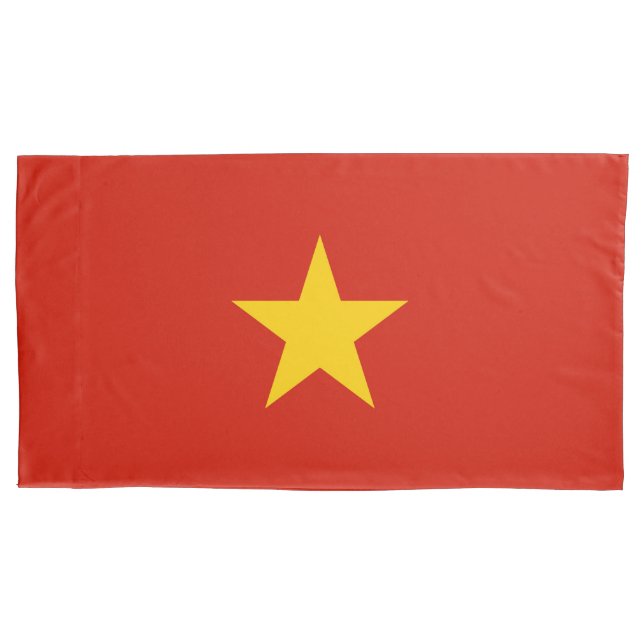 Vietnam flag pillow case (Front)