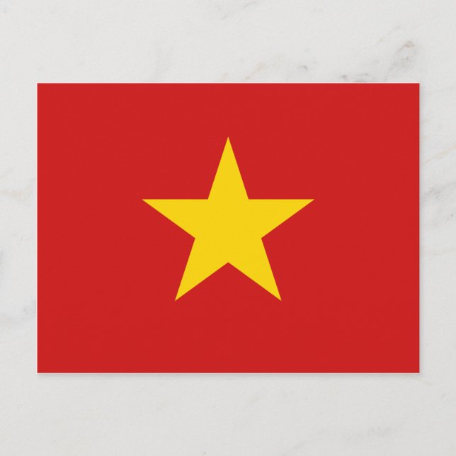 Vietnam Flag Postcard (Front)