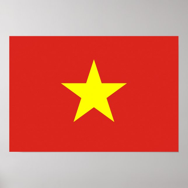 Vietnam Flag Poster (Front)