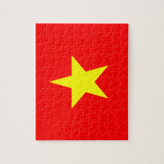 Vietnam flag puzzle