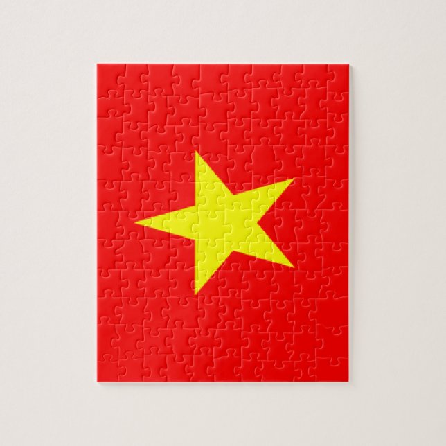 Vietnam flag puzzle (Vertical)