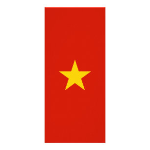 Vietnam flag rack card