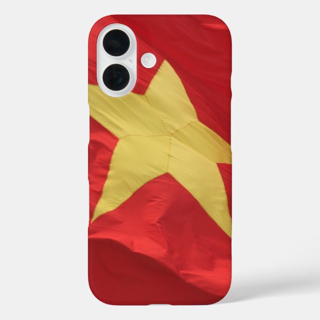 vietnam flag red Case-Mate iPhone case (Back)