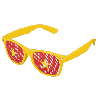 Vietnam Flag Retro Sunglasses