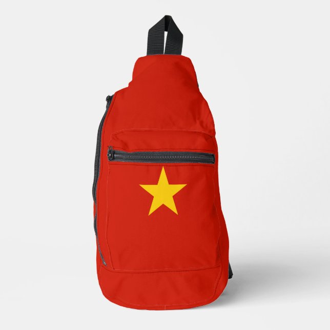 Vietnam flag sling bag (Front)