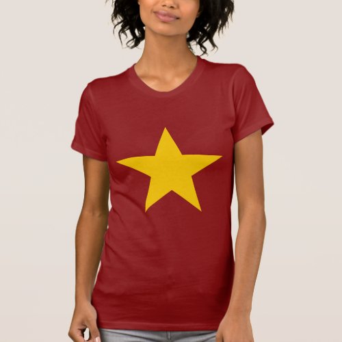 Vietnam Flag Star T_Shirt