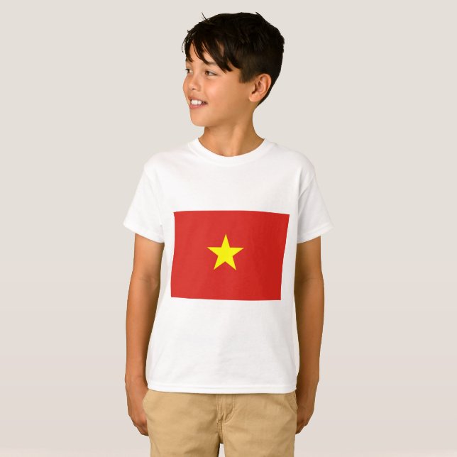 Vietnam flag T-Shirt (Front Full)