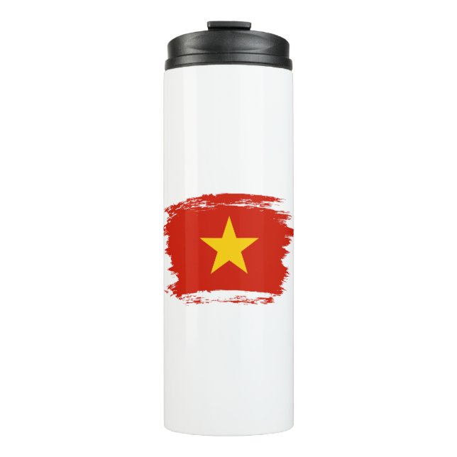 Vietnam flag thermal tumbler (Front)