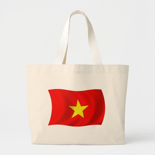 Vietnam Flag Tote Bag (Front)