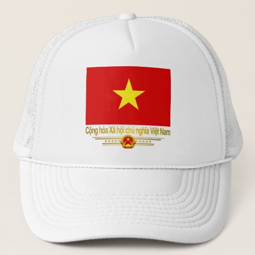 Vietnam Flag Trucker Hat