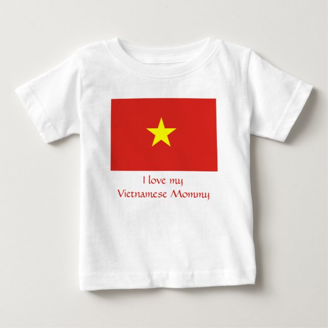 Vietnam flag Vietnamese star Baby T-Shirt (Front)