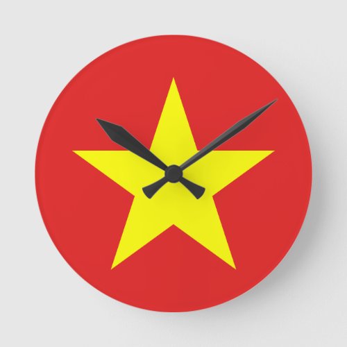 Vietnam Flag Wall Clock