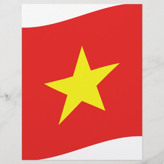 Vietnam Flag Wave (Front)
