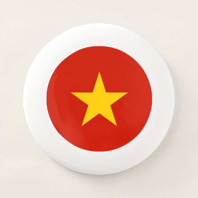 Vietnam flag Wham-O frisbee (Front)