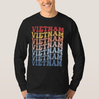 Vietnam Groovy Retro Vietnamese T-Shirt