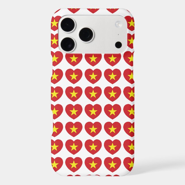 Vietnam Heart Flag Case-Mate iPhone Case (Back)