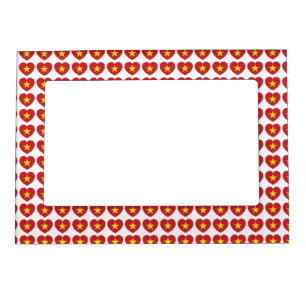 Vietnam Heart Flag Magnetic Picture Frame