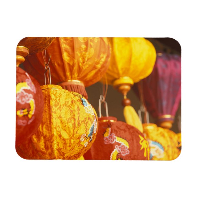 Vietnam, Hoi An Large lanterns, souvenirs Magnet (Horizontal)