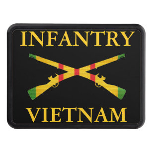 Vietnam Infantry Crossed Rifles Hitch Cover