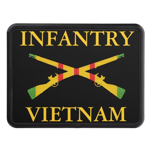Vietnam Infantry Crossed Rifles Hitch Cover