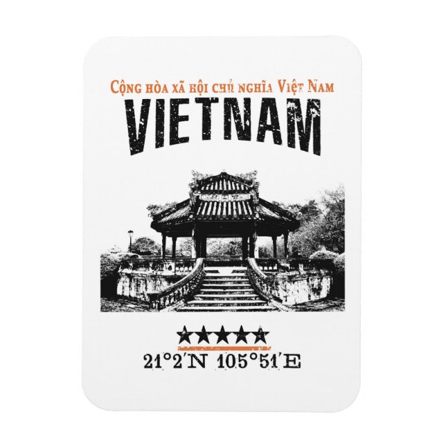 Vietnam Magnet (Vertical)