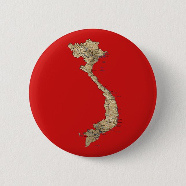Vietnam Map Button (Front)