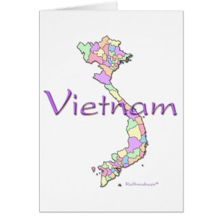 Vietnam Map Cards