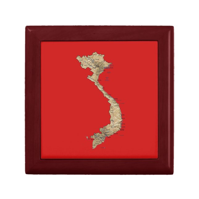 Vietnam Map Gift Box (Front)