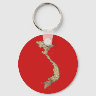 Vietnam Map Keychain
