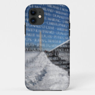 Vietnam Memorial Wall During Winter iPhone 11 Case