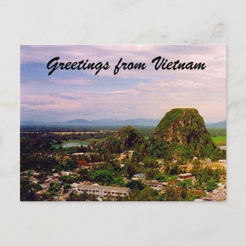 vietnam mount greetings postcard