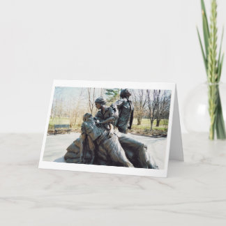Vietnam Nurses Memorial Card