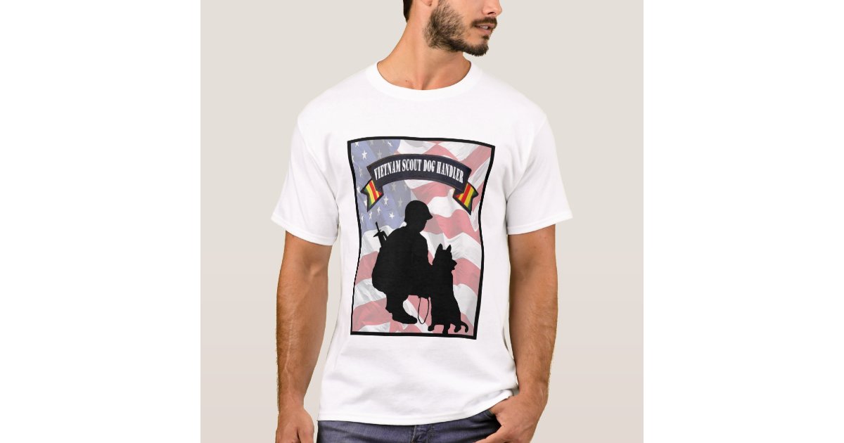 Vietnam Scout Dog Handler TShirt Zazzle