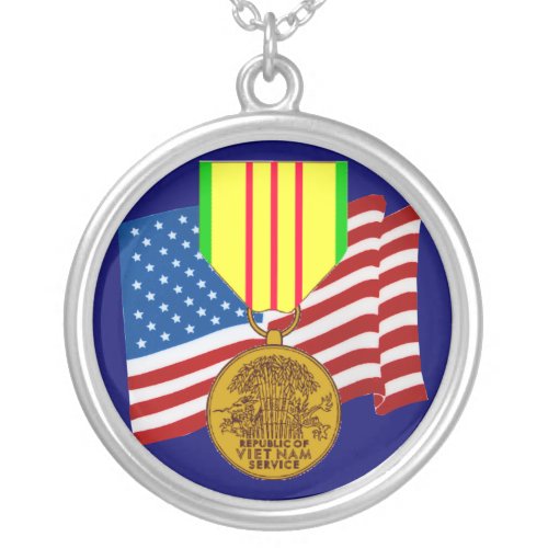 Vietnam Service Medal Necklace