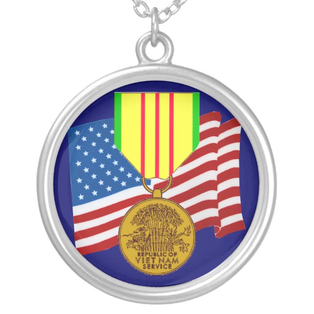 Vietnam Service Medal Necklace (Front)