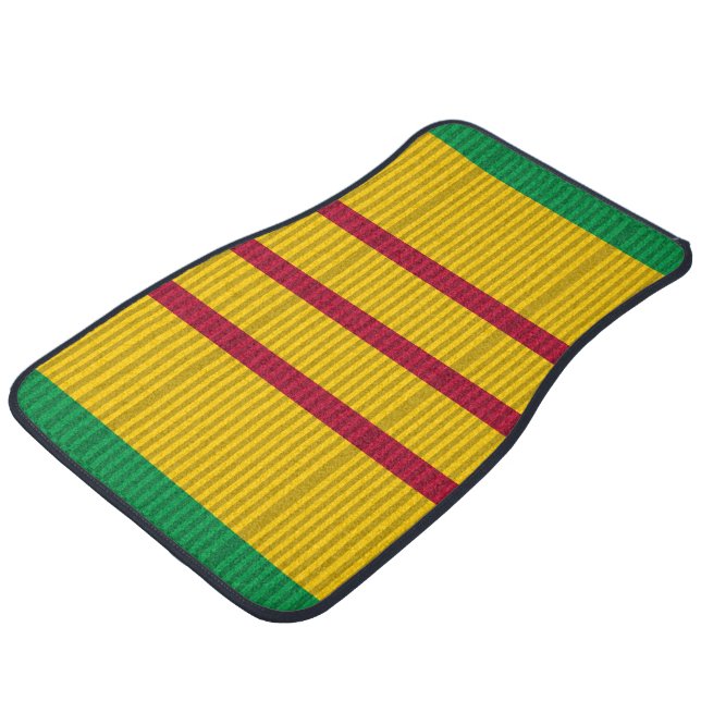 Vietnam Service Medal ribbon Car Floor Mat (Angled)