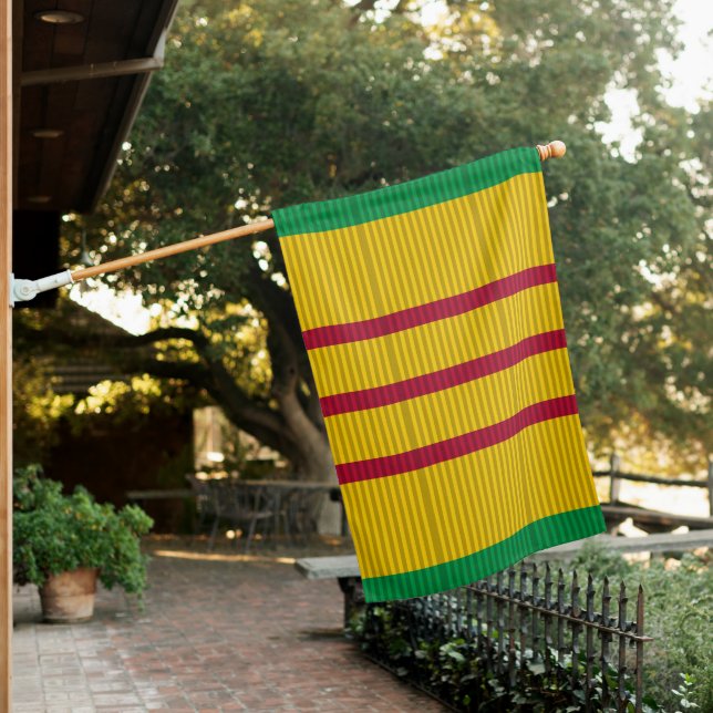 Vietnam Service Medal ribbon House Flag (In SItu)