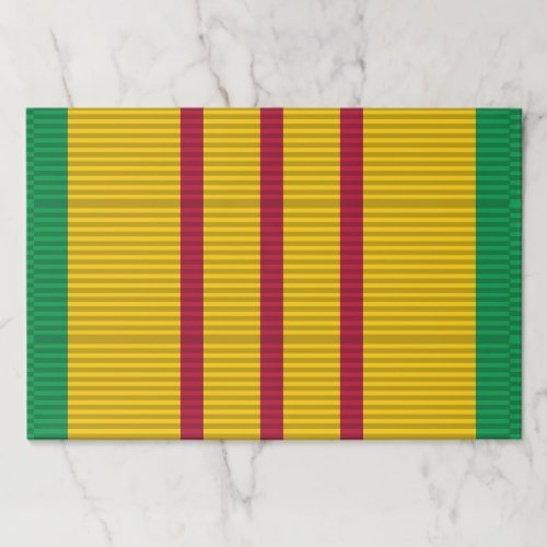 Vietnam Service Medal ribbon Paper Pad