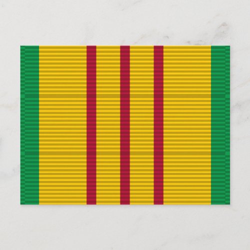 Vietnam Service Medal ribbon Postcard