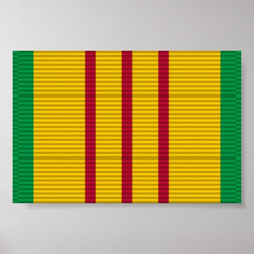 Vietnam Service Medal ribbon Poster