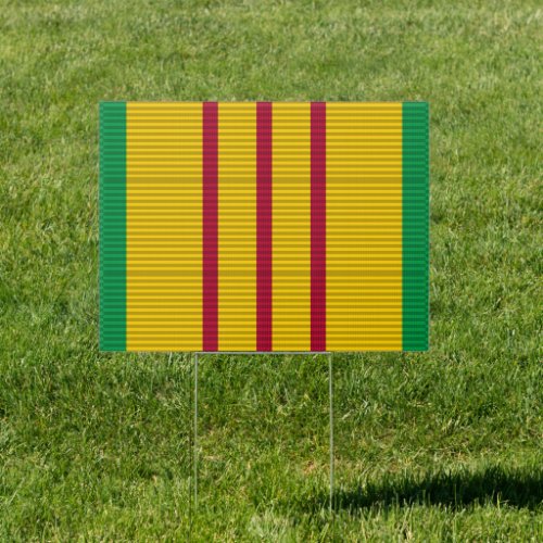 Vietnam Service Medal ribbon Sign